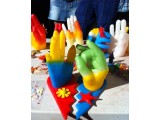 Wax hands