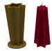 Plastic star mold for making carved candles Plastic star mold for making carved candles