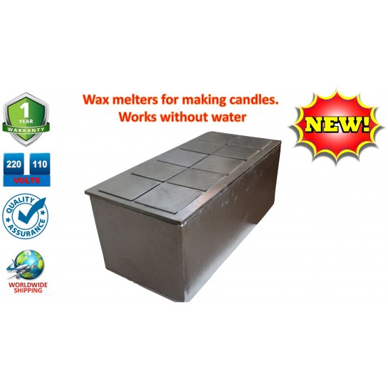 Best Candle Making Supplies: Wax Heater. 10 Square Dipping Tanks Best Candle Making Supplies: Wax Heater. 10 Square Dipping Tanks
