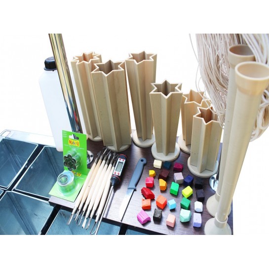 Best Huge Candle Making Kit: 12 Buckets, Wax, Molds, Dye Best Huge Candle Making Kit: 12 Buckets, Wax, Molds, Dye