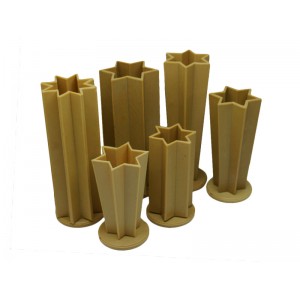 Plastic molds for carved star candles Plastic molds for carved star candles